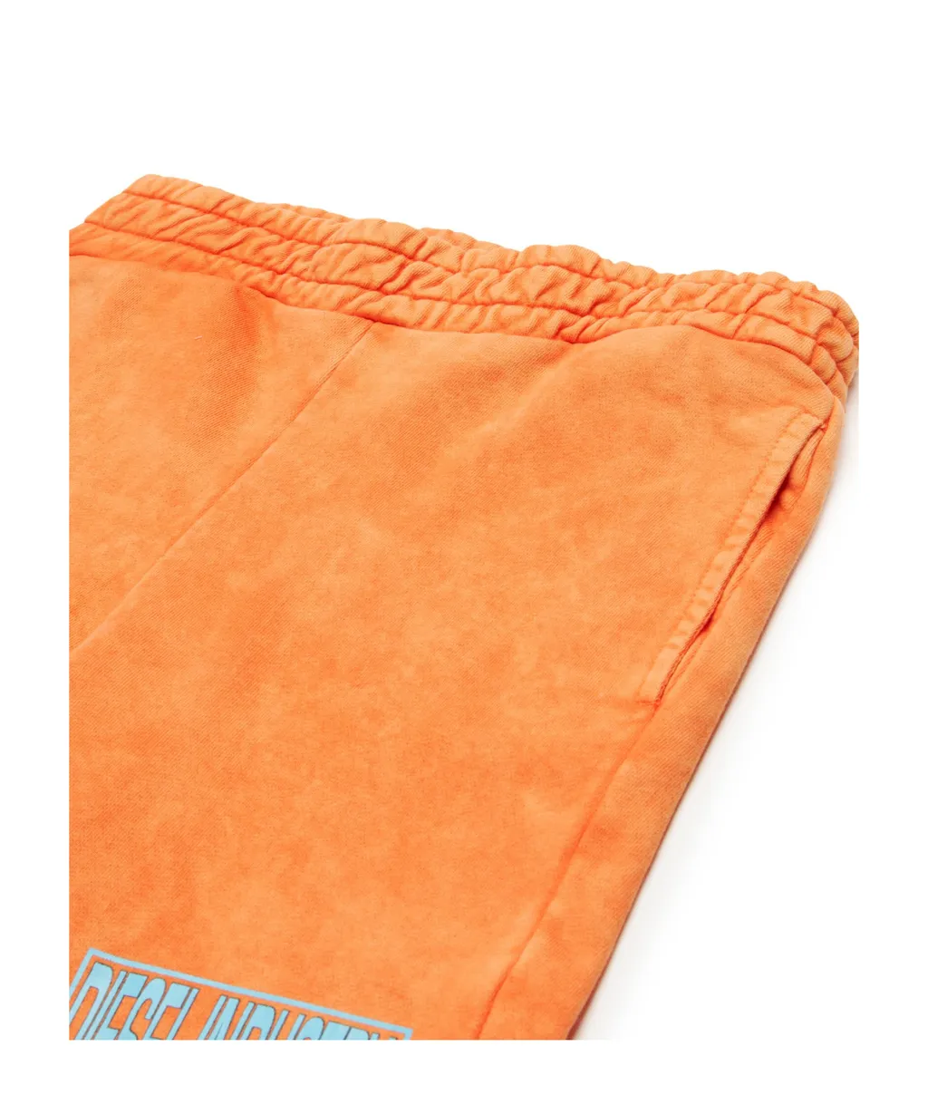 Oval-D Printed Faded Shorts
