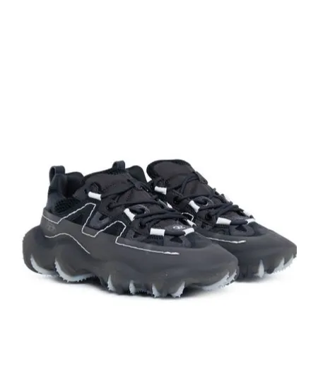 S-Prototype Round Toe Lace-Up Sneakers
