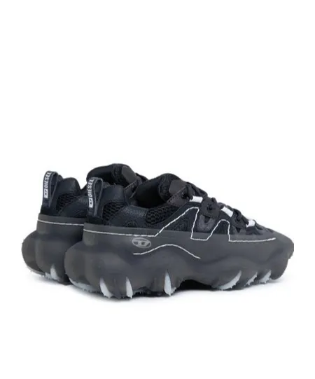 S-Prototype Round Toe Lace-Up Sneakers