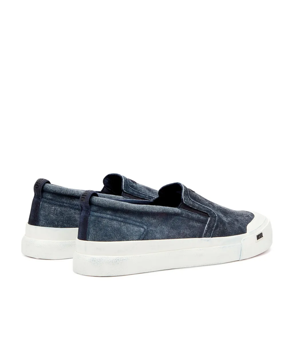 S-Athos Slip-On Denim Sneakers