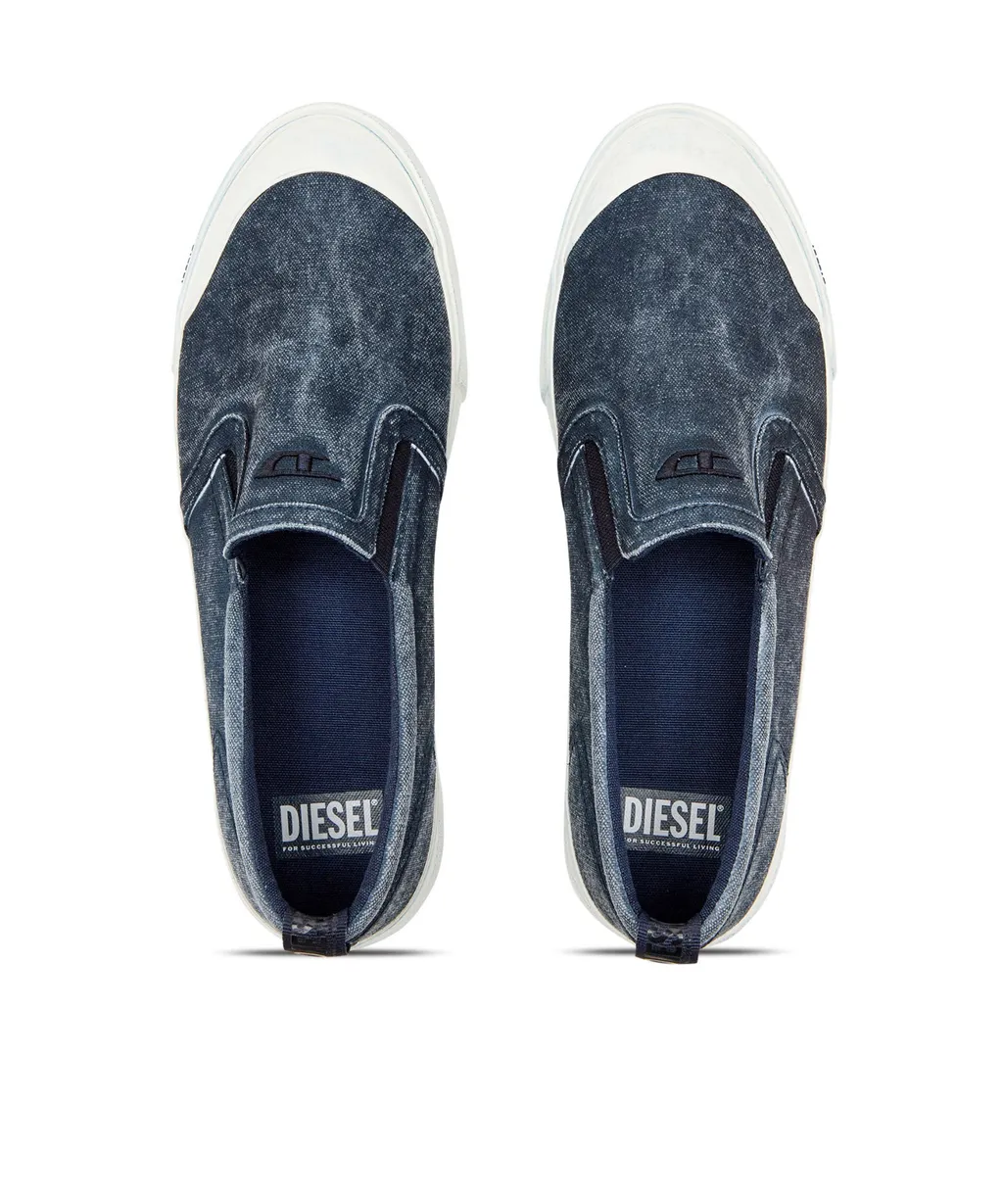 S-Athos Slip-On Denim Sneakers