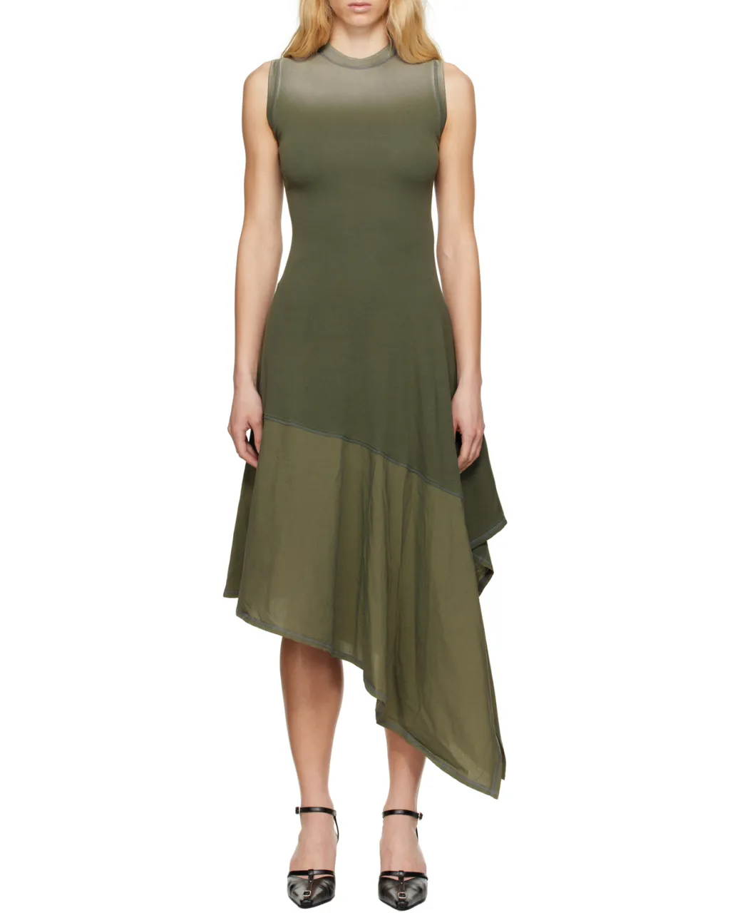 Asymmetric Sleeveless Dress