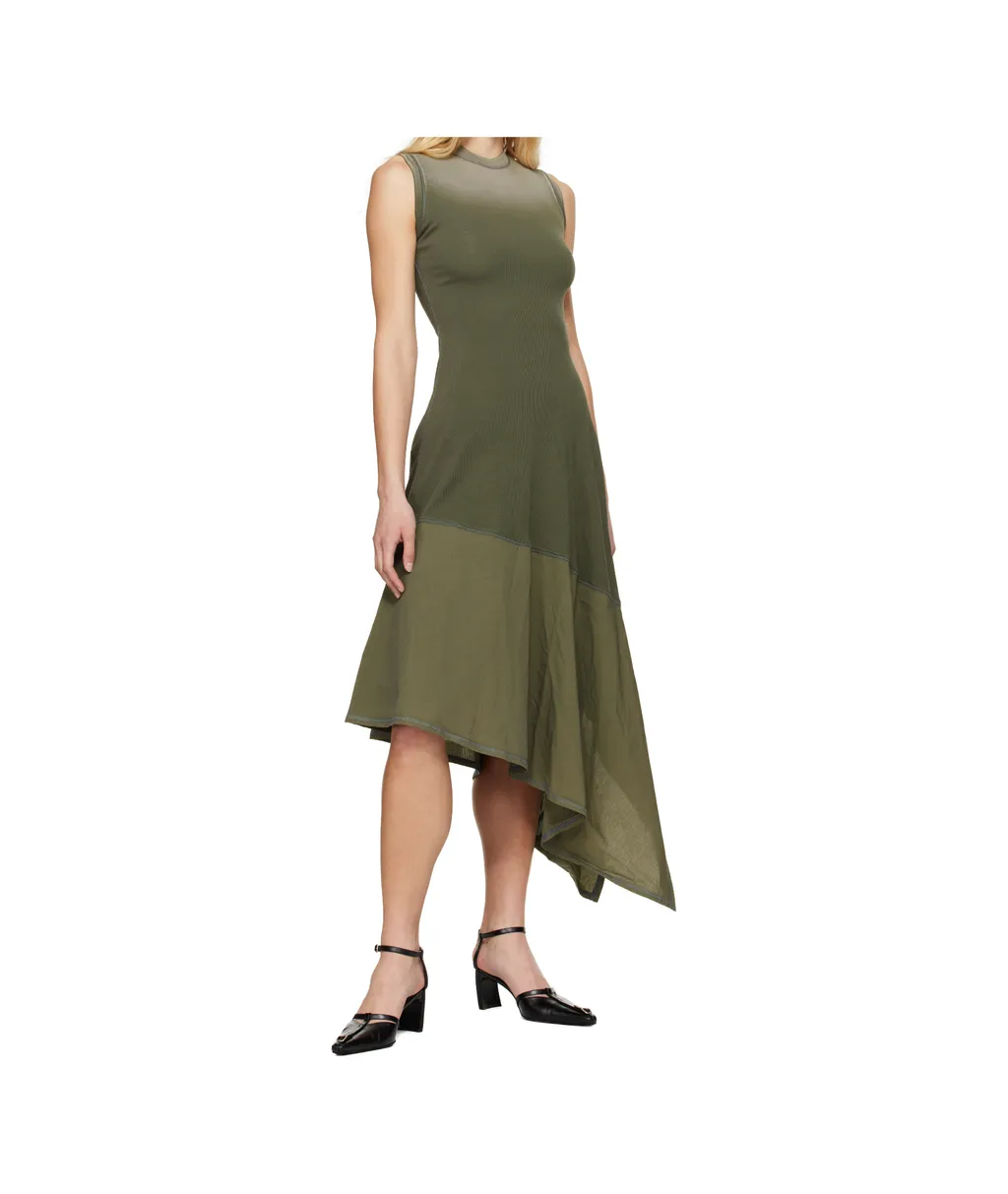 Asymmetric Sleeveless Dress