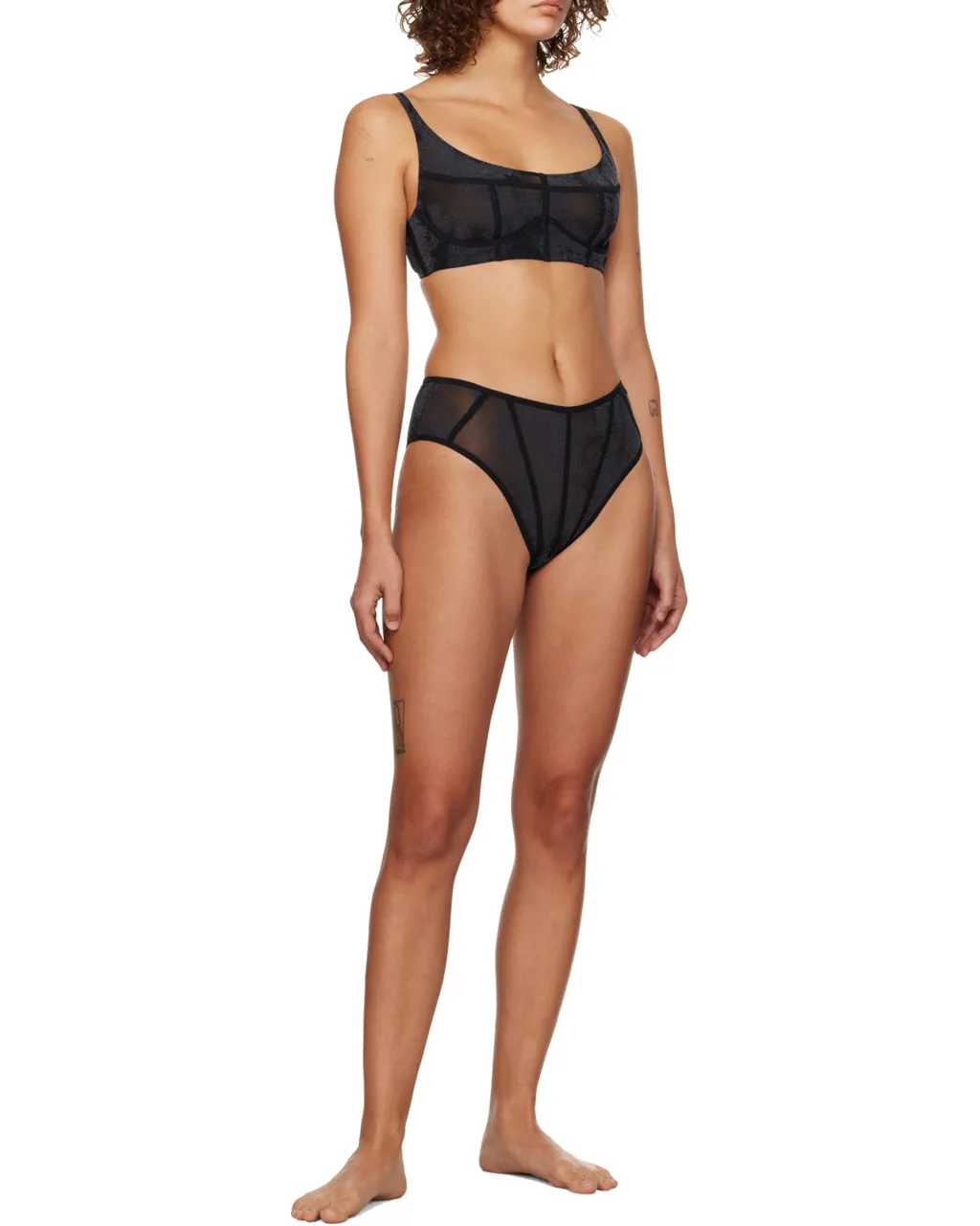 Savage X Fenty Edition C-Mesh-High-Waist Briefs