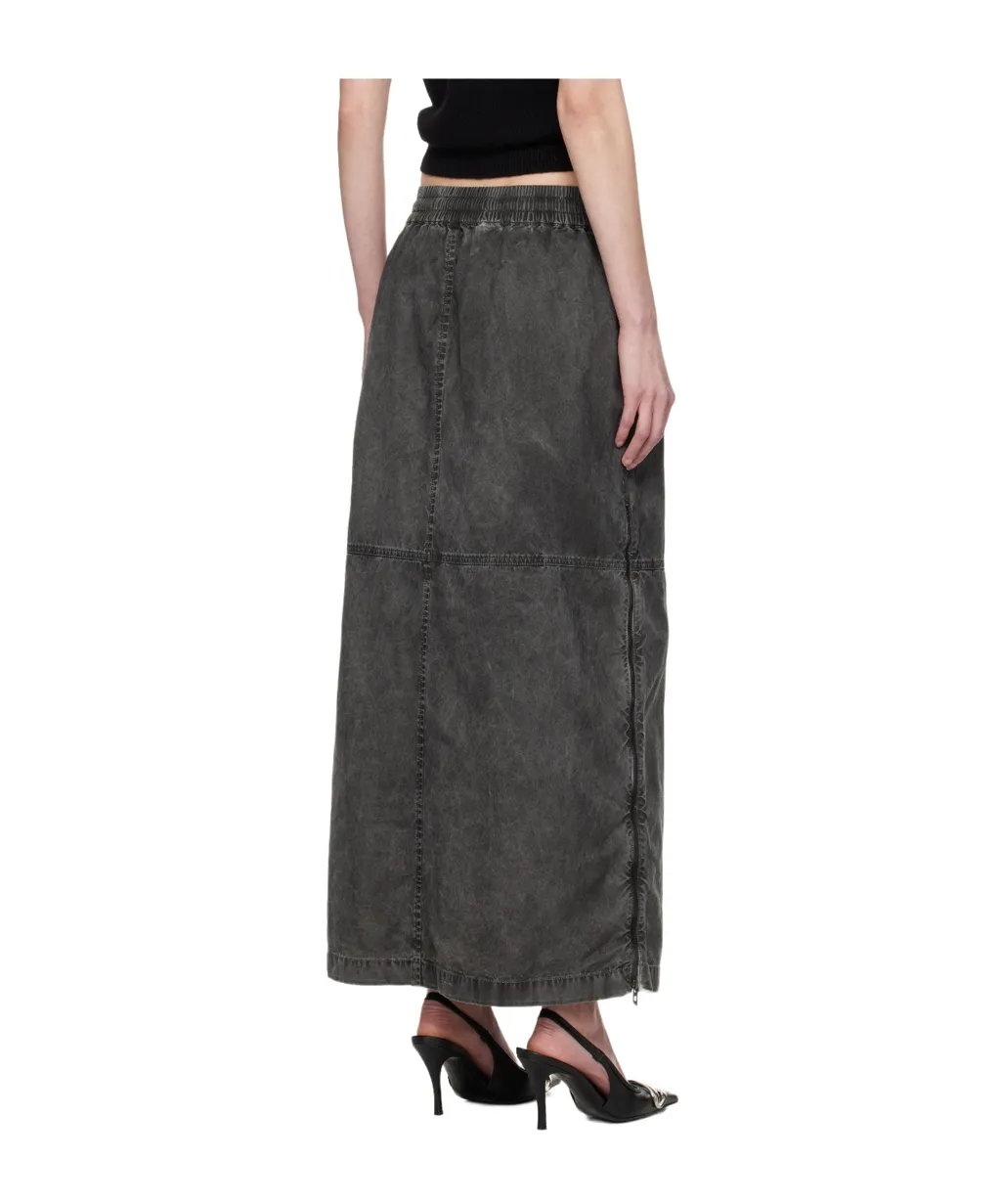 O-Hazel-Q2 Denim Maxi Skirt