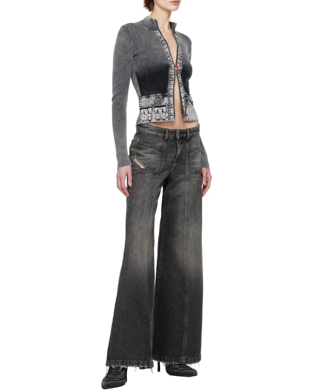 D-Akii Flare Jeans 007Z2