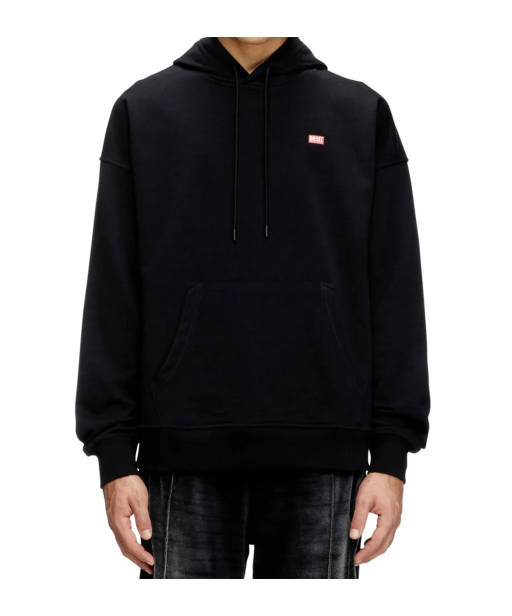 S-Rob Logo Printed Drawstring Hoodie