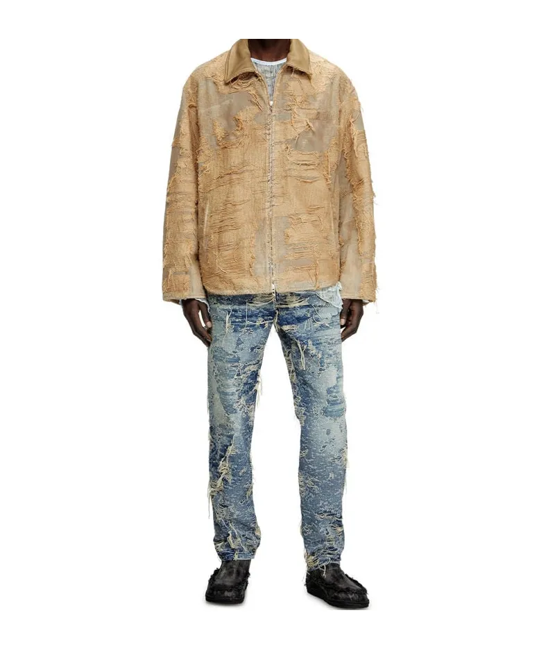 D-Ivar-Fsg Distressed Denim Jacket