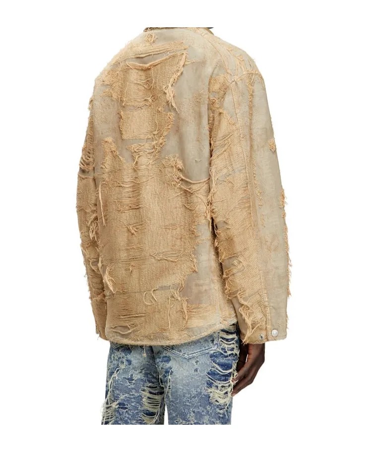 D-Ivar-Fsg Distressed Denim Jacket