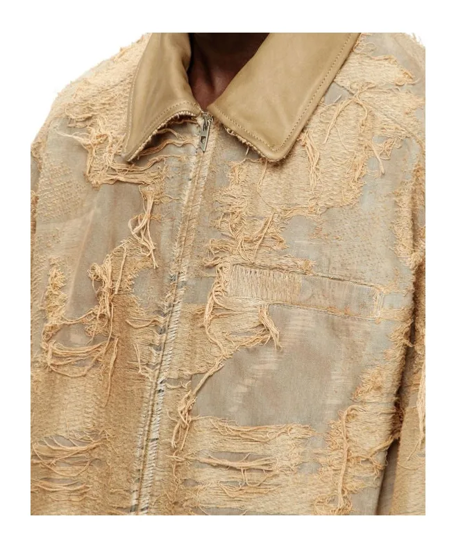 D-Ivar-Fsg Distressed Denim Jacket