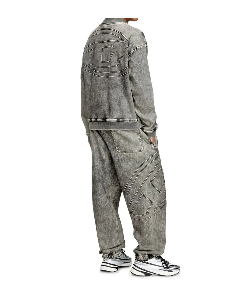 D-Carly-S Track Denim Zip-Up Jacket