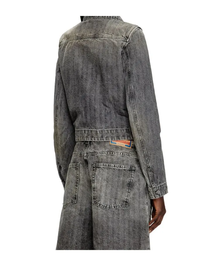 De-Corb Herringbone Denim Jacket