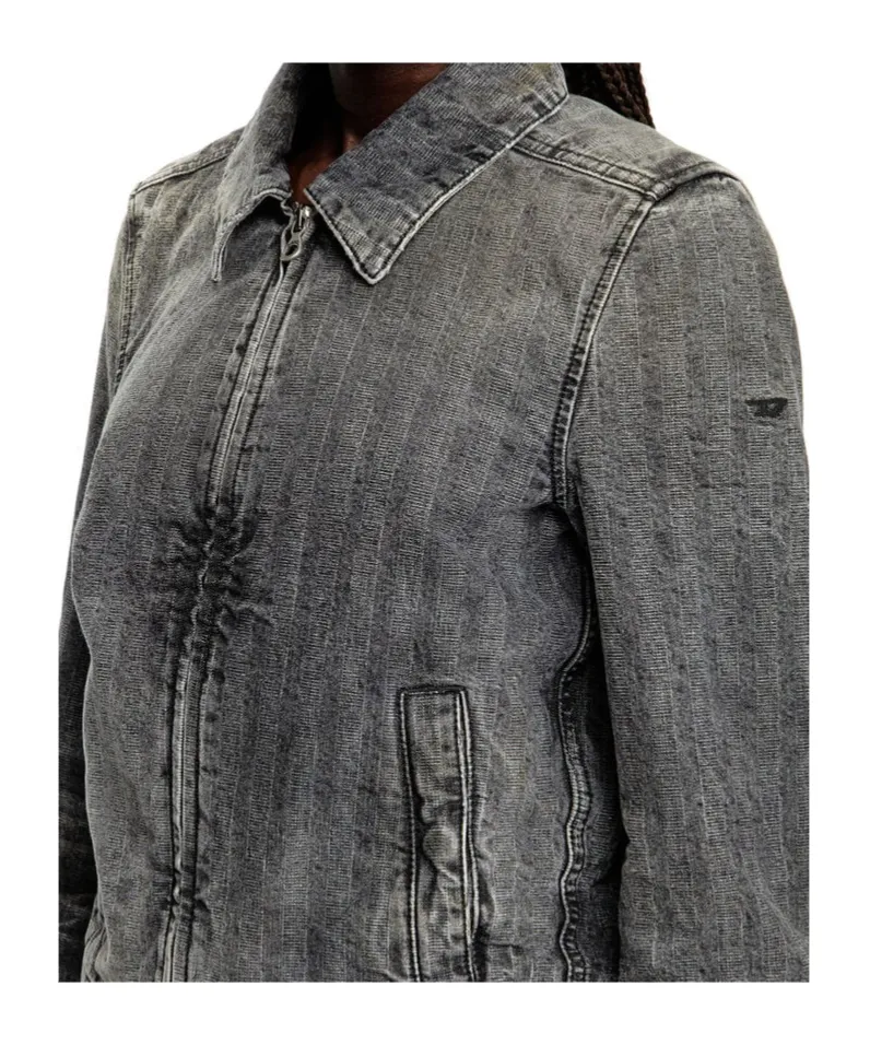 De-Corb Herringbone Denim Jacket
