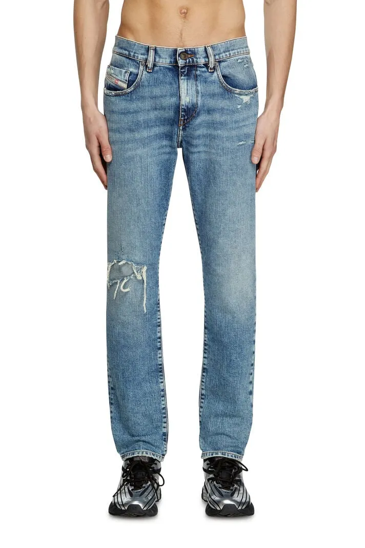 D-Strukt Distressed Slim Jeans