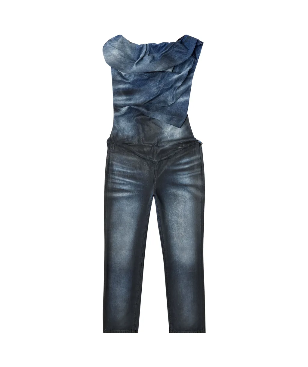 De-Clodia-Fsg Denim Jumpsuit
