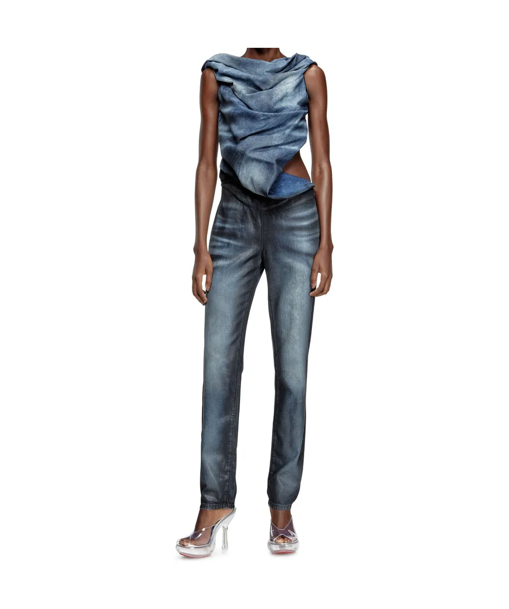 De-Clodia-Fsg Denim Jumpsuit