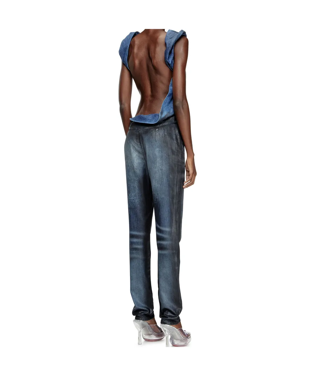De-Clodia-Fsg Denim Jumpsuit