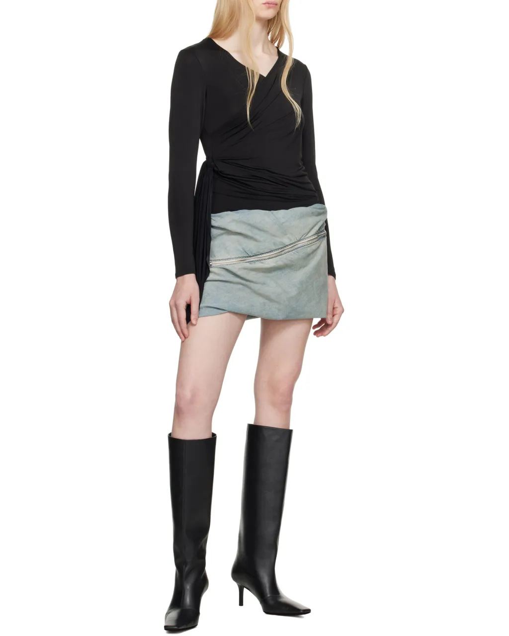 De-Clot-S1 Short Denim Skirt
