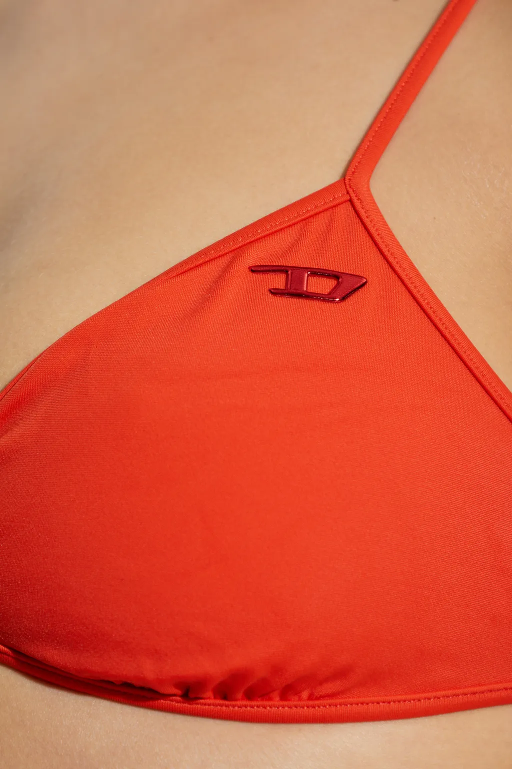 Logo Plaque Cloudy Bikini Top