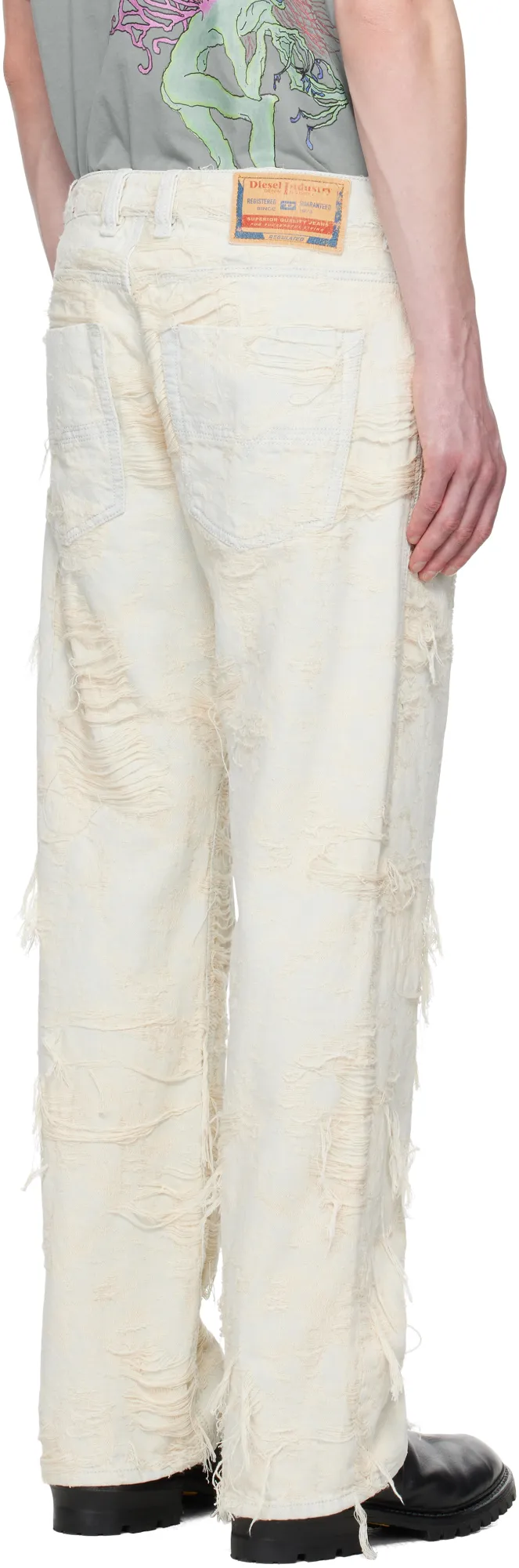 1980 D-Eeper Relaxed Distressed Jeans