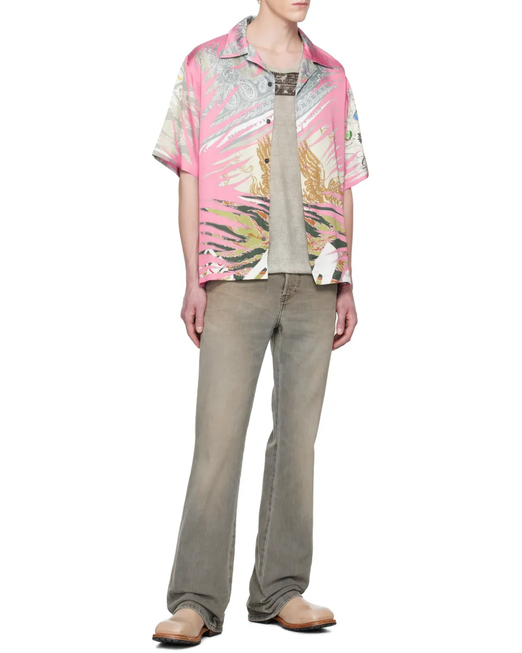 Printed Short-Sleeved Shirt