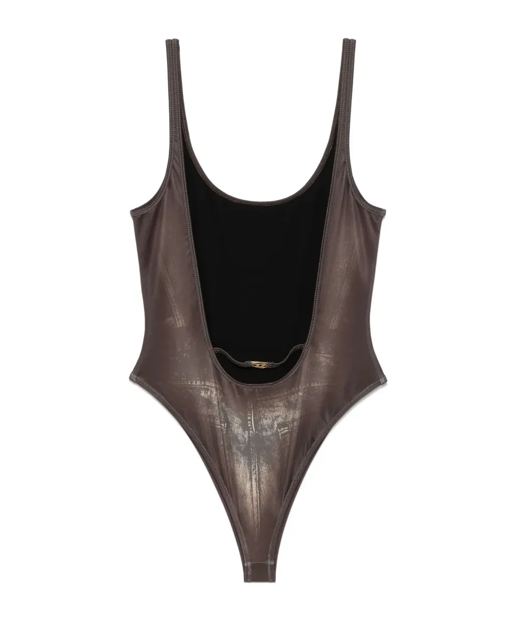 Marilyn-Dnm Denim Print Swimsuit