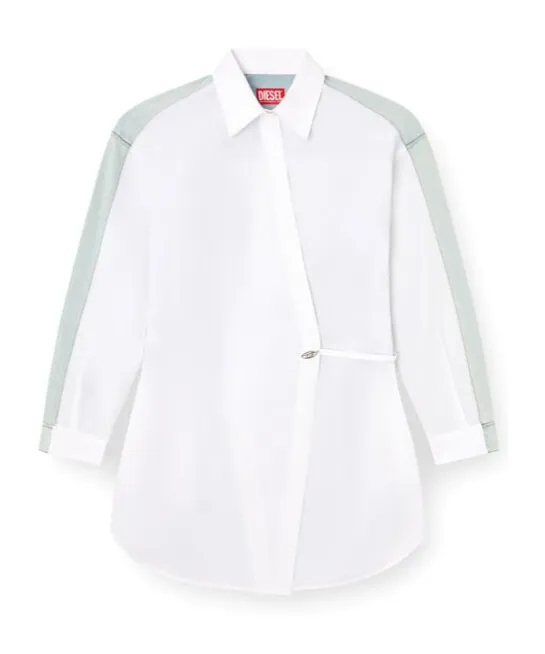 D-Elphi-Den Wrap Shirt Dress
