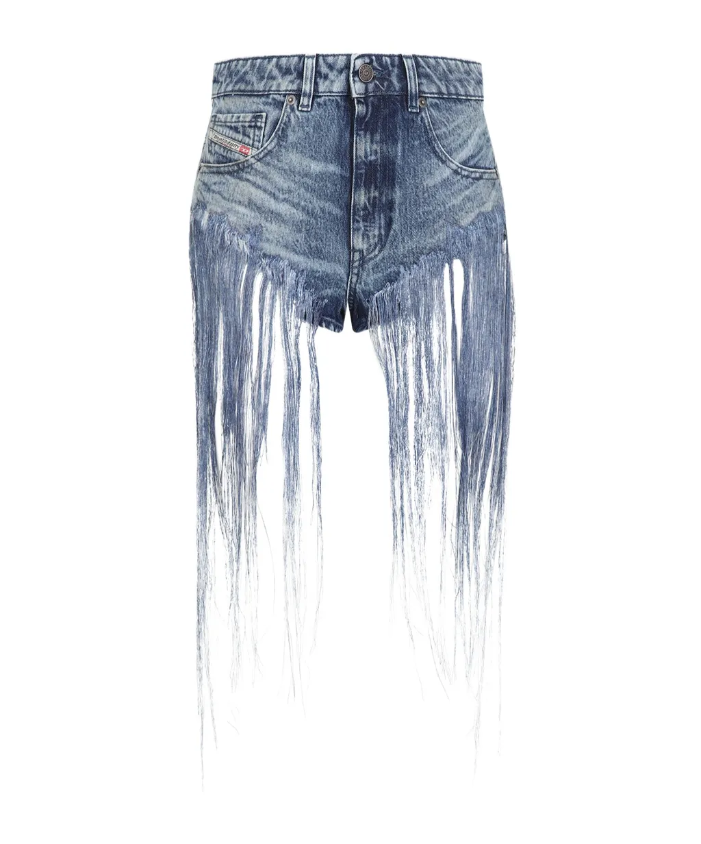 Fringe-Detailing Shorts