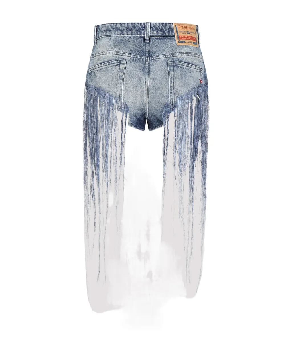 Fringe-Detailing Shorts