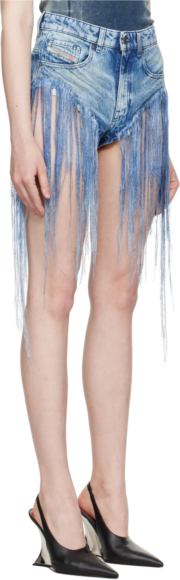 Fringe-Detailing Shorts