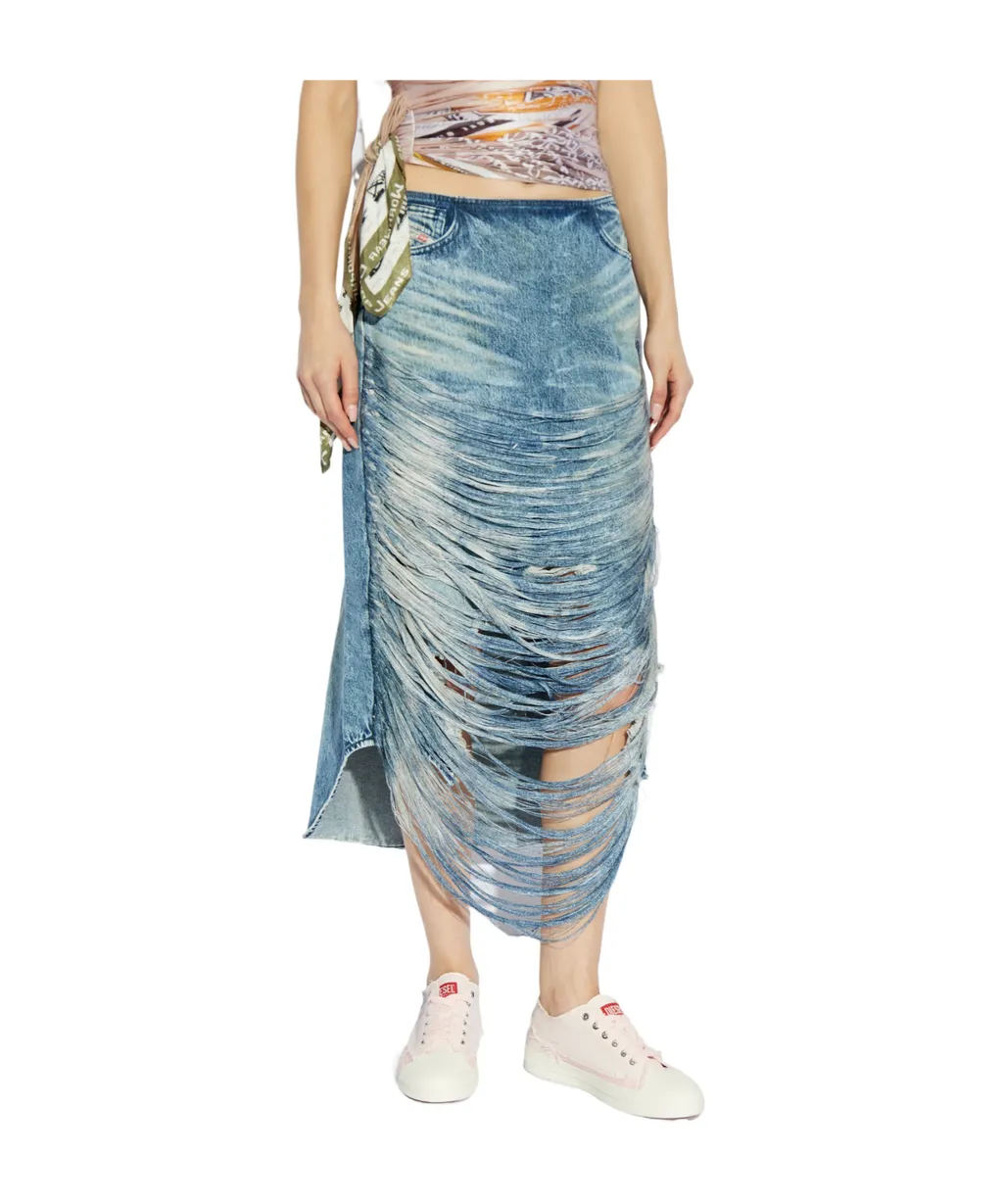 Frayed Skirt