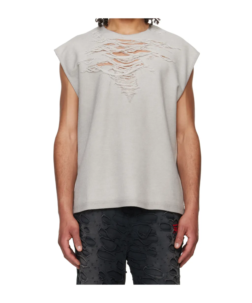 Ripped-Detailing T-Shirt