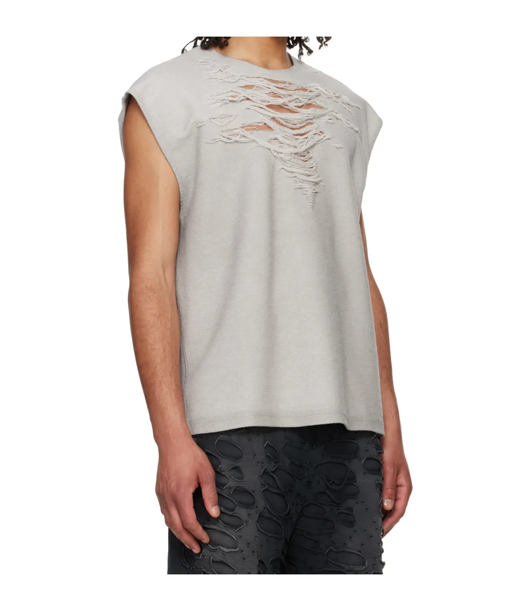Ripped-Detailing T-Shirt