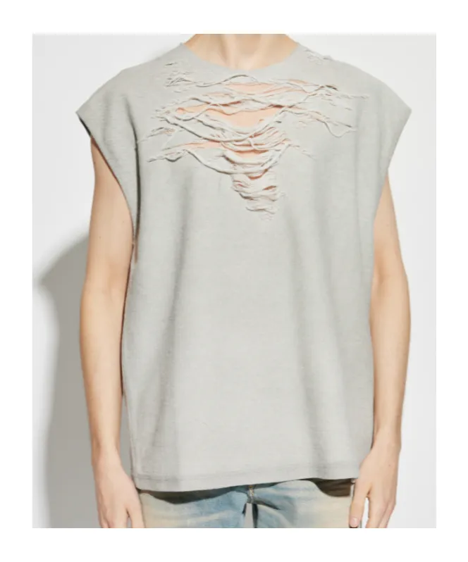 Ripped-Detailing T-Shirt