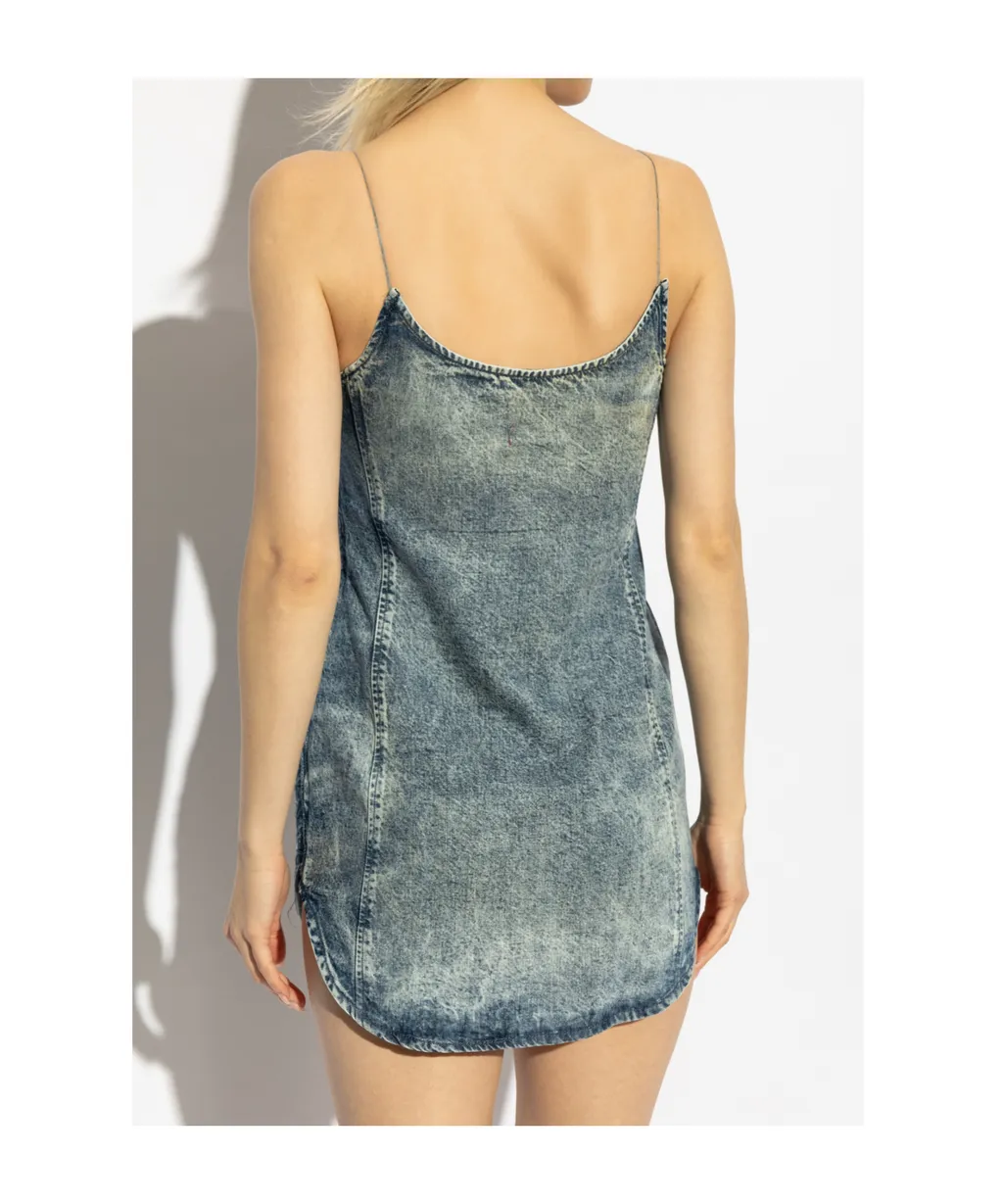 De-Dra Frayed Detailed Mini Dress