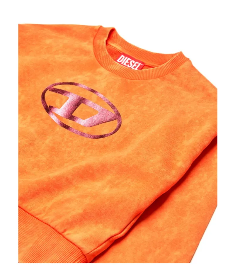Oval-D Printed Crewneck Sweatshirt