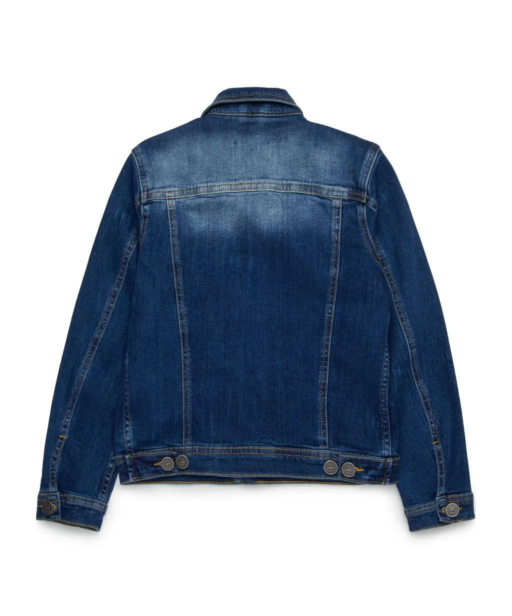 Long-Sleeved Denim Jacket