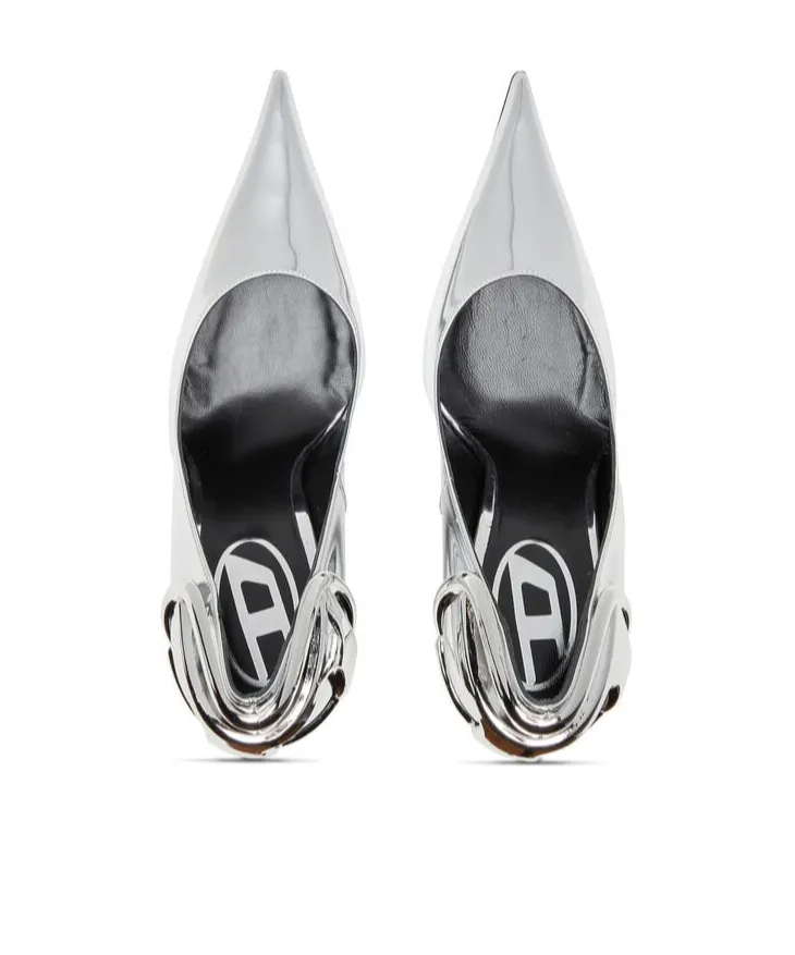90Mm Pointed Slingback Pumps