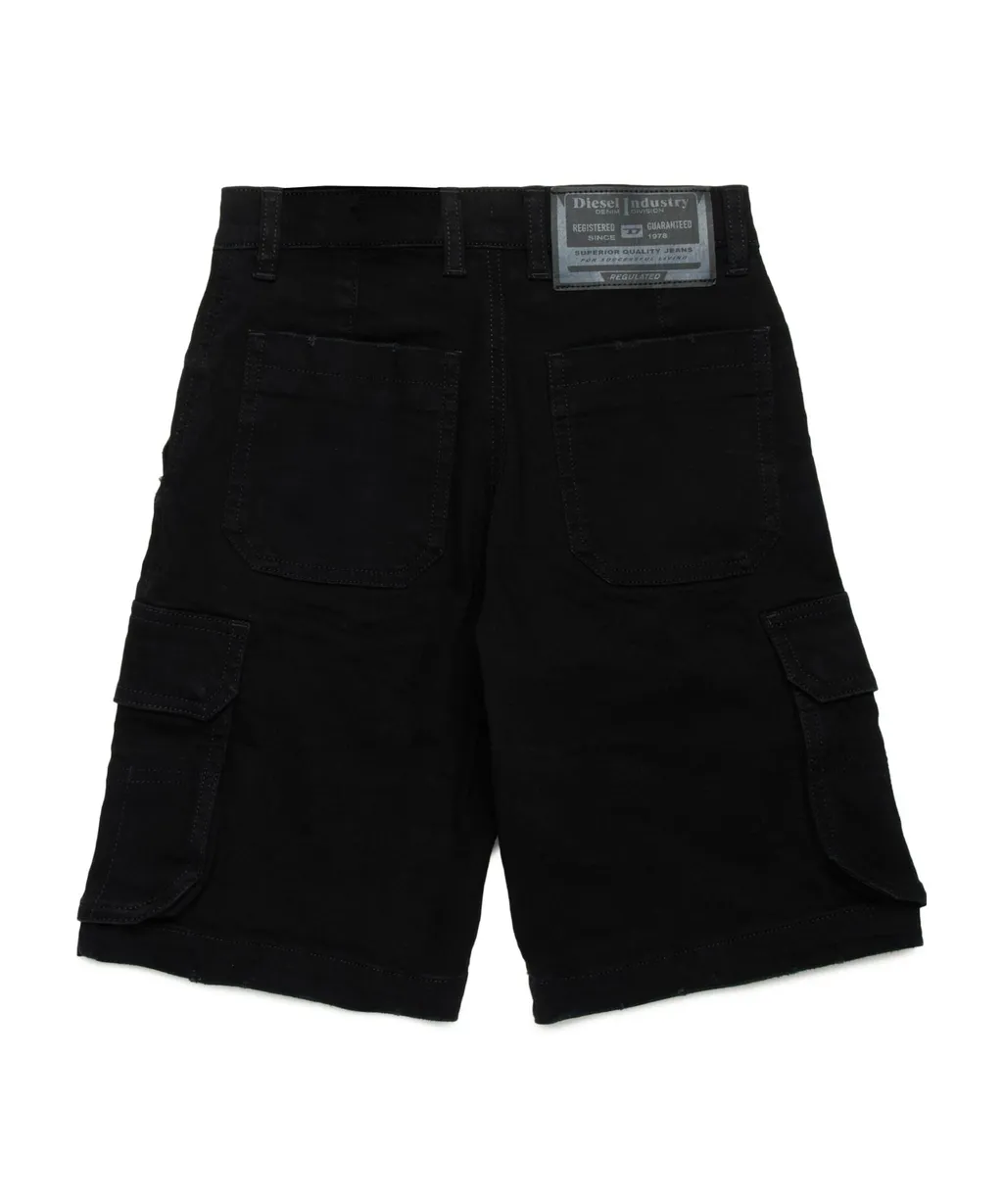 Cargo Denim Shorts