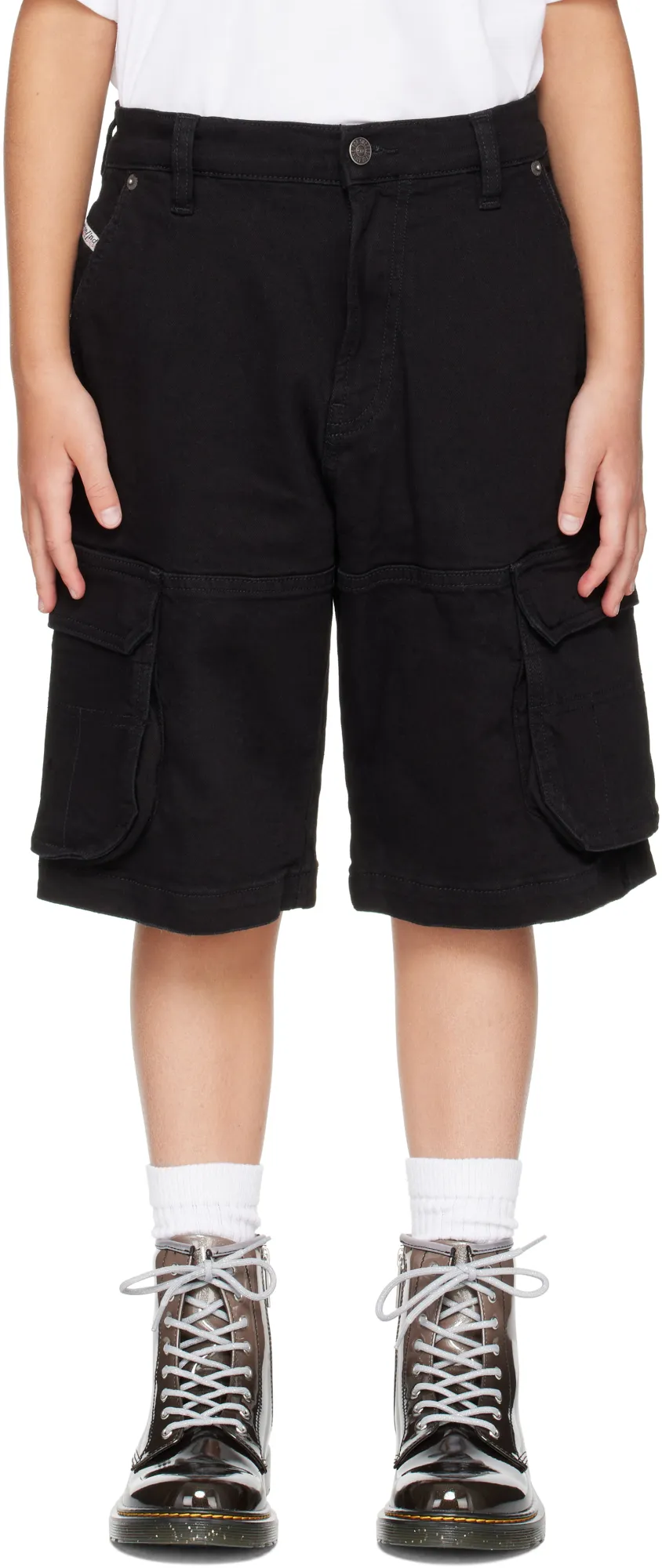 Cargo Denim Shorts