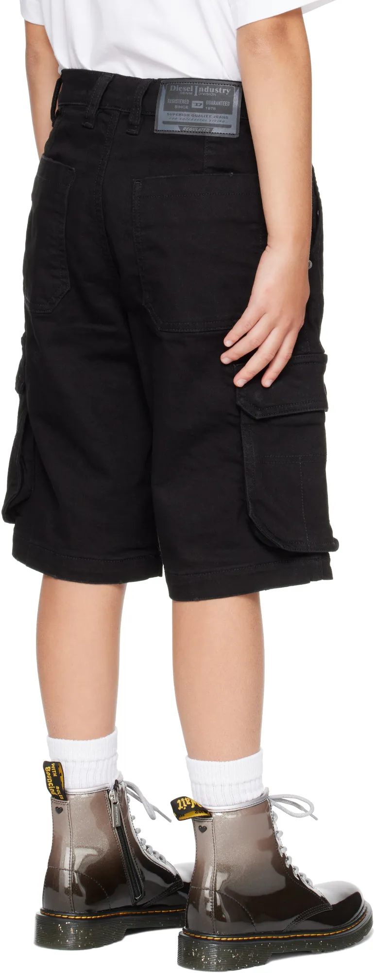 Cargo Denim Shorts
