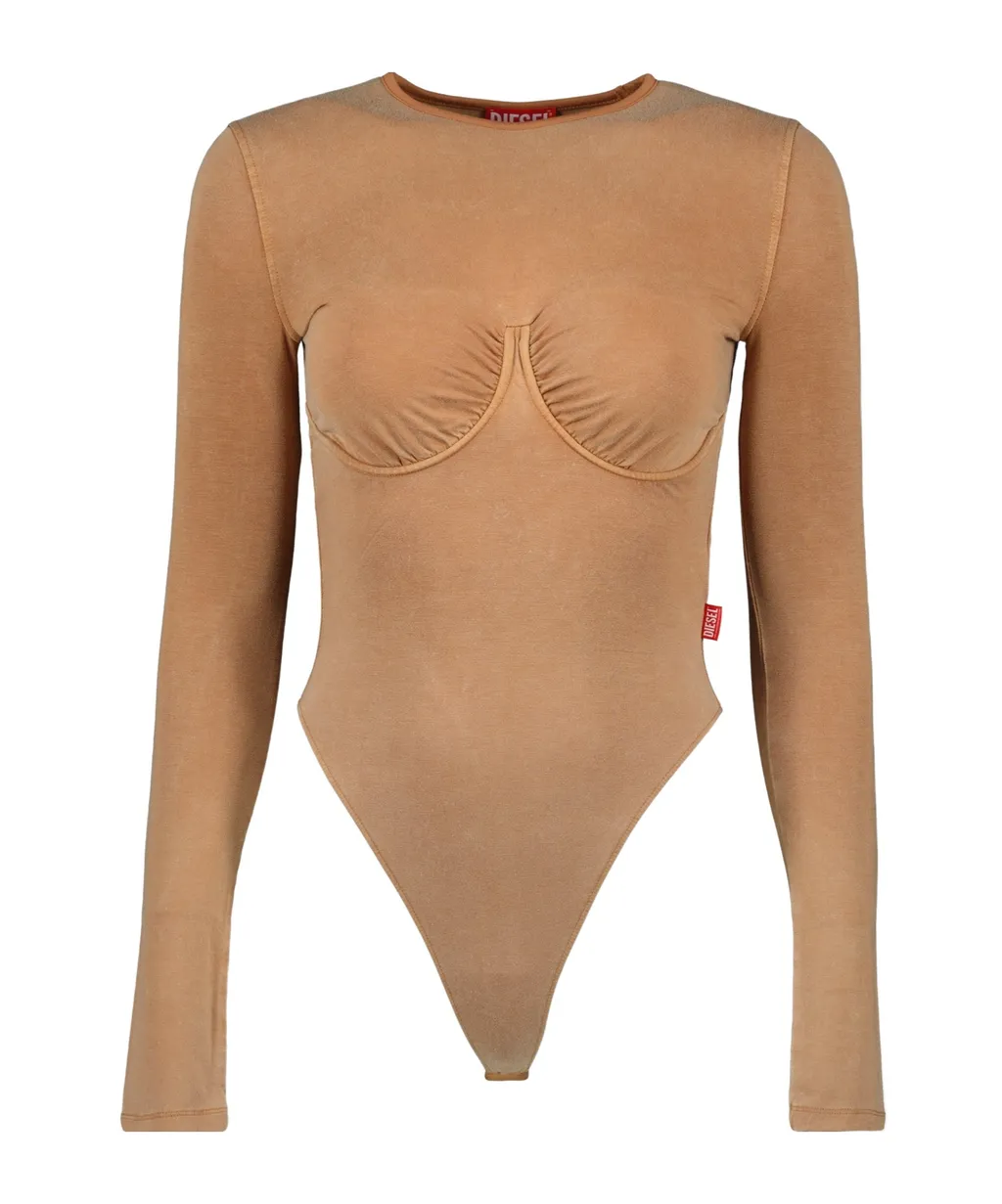 Ruched Long-Sleeved Top