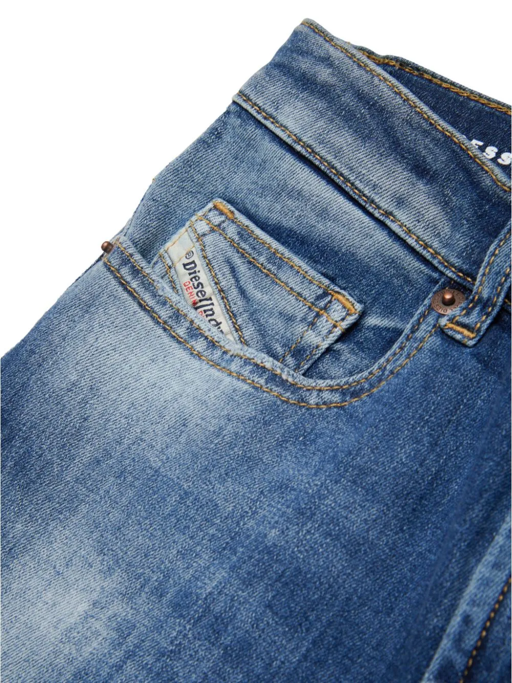 Distressed Denim Shorts