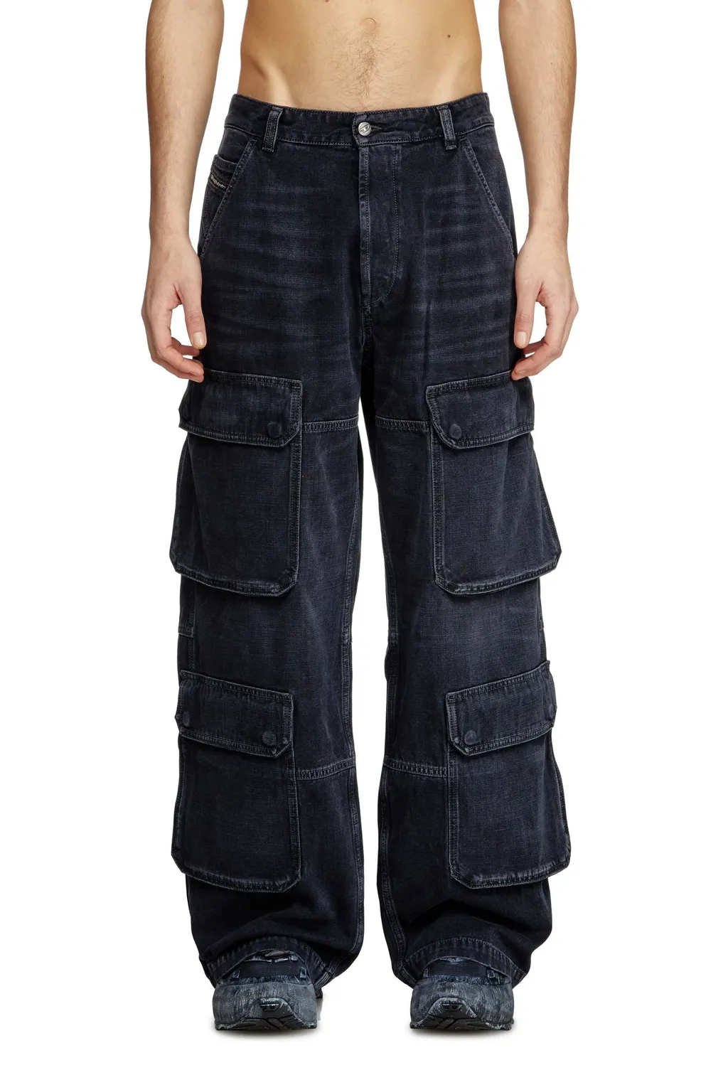 D-Touch-Cargo Relaxed Jeans