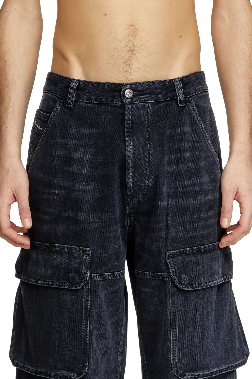 D-Touch-Cargo Relaxed Jeans