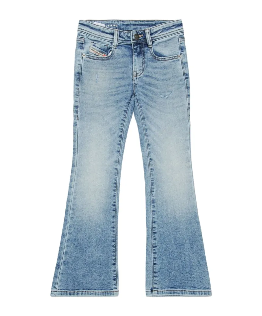 Low-Waisted Bootcut Jeans
