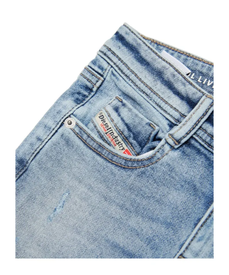 Low-Waisted Bootcut Jeans