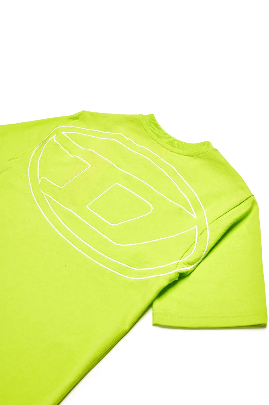 Oval-D Logo Embroidered Crewneck T-Shirt