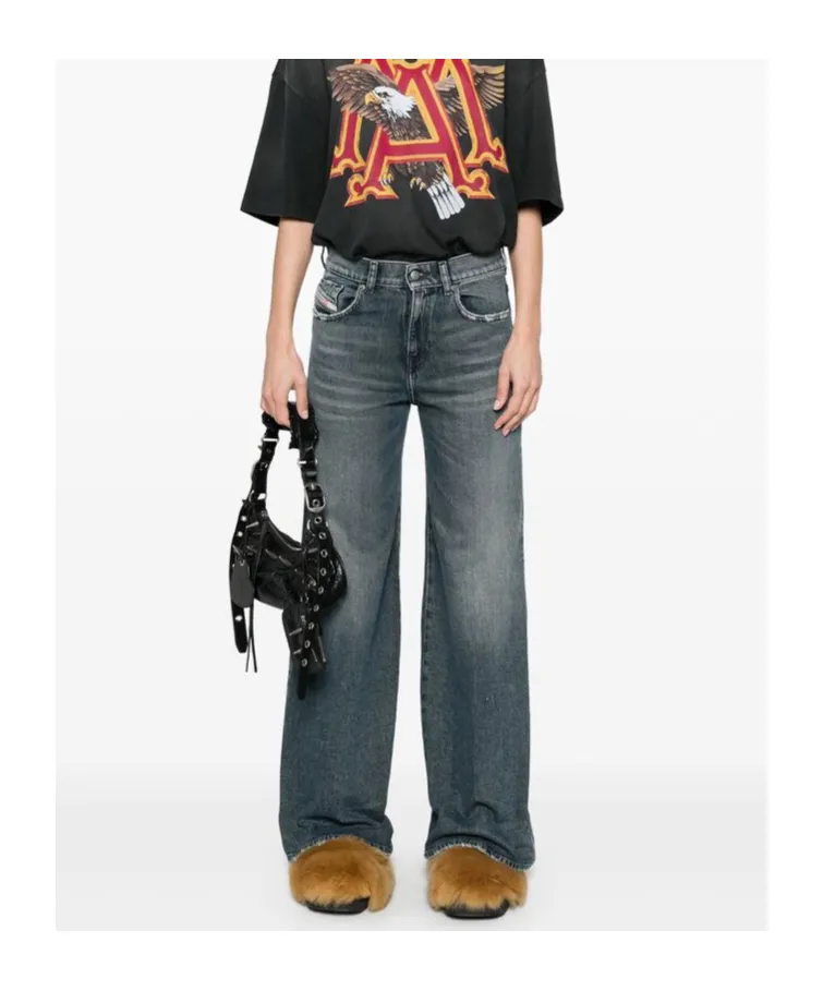 1978 D-Akemi Logo Patch Jeans