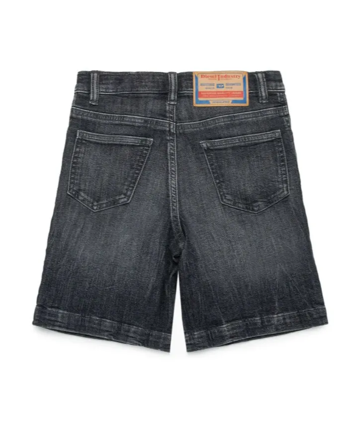 Distressed Denim Shorts